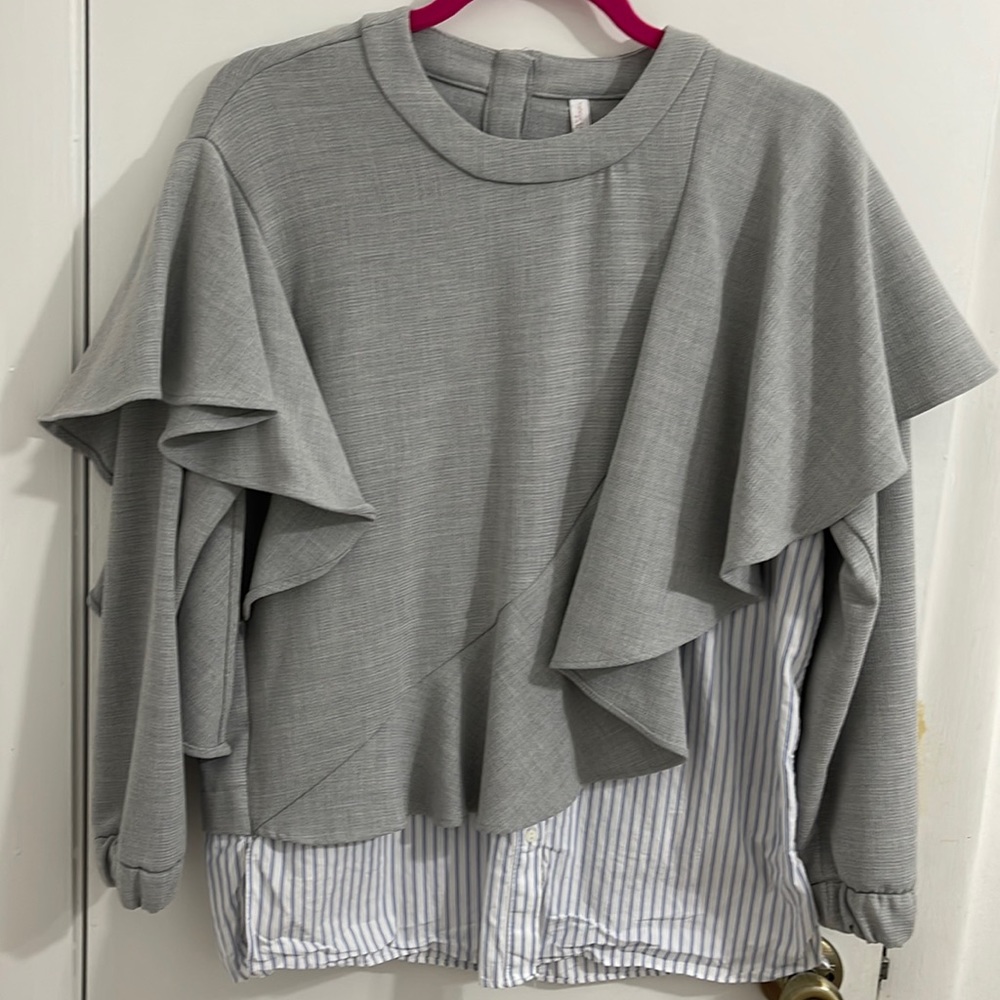 Ruffles Trim 2 Tone